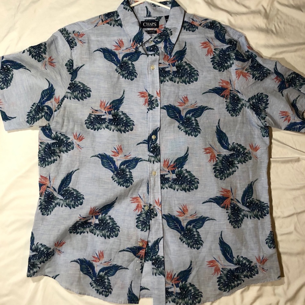 Short Sleeve Summer Shirt 21 inch pit to pit